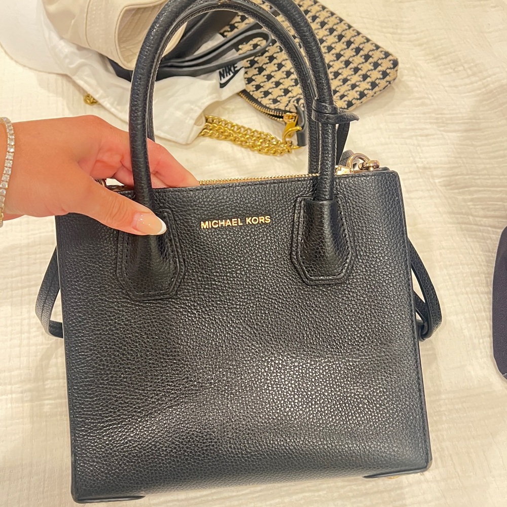 Michael Kors Black Leather Handbag